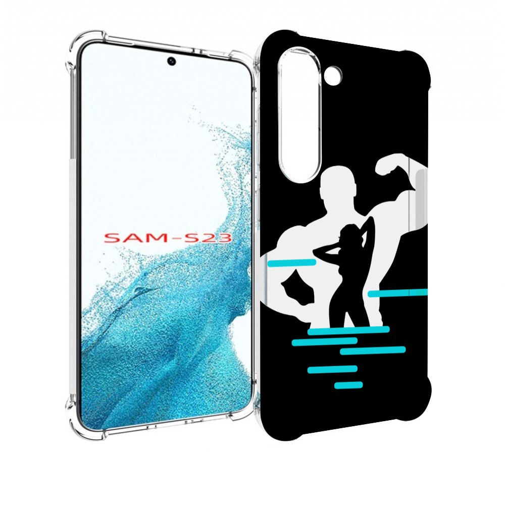

Чехол MyPads фитнес-тренировка для Samsung Galaxy S23, Прозрачный, Tocco