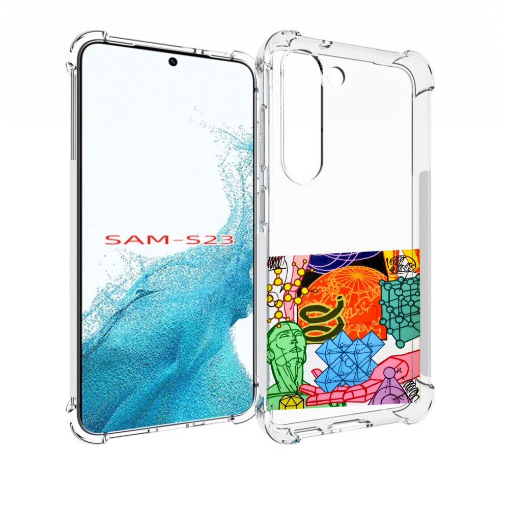 

Чехол MyPads физика-химия для Samsung Galaxy S23, Прозрачный, Tocco