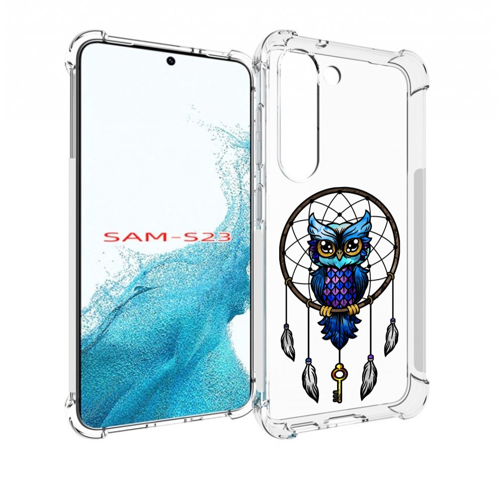 

Чехол MyPads умная-фиолетовая-сова для Samsung Galaxy S23, Прозрачный, Tocco