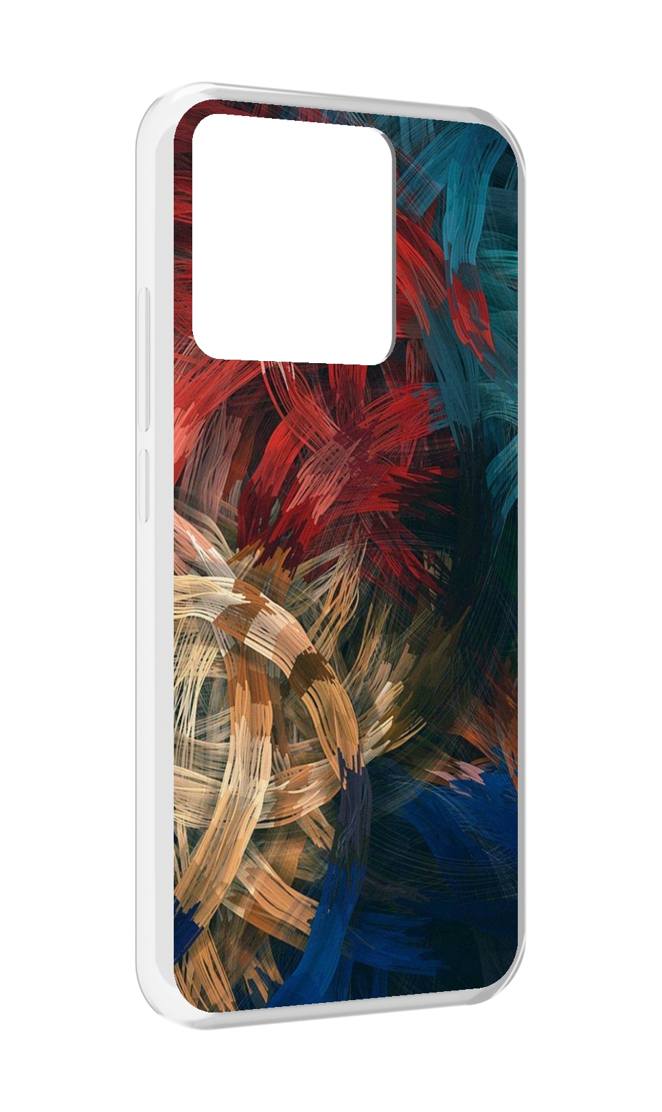 

Чехол MyPads Tocco для Xiaomi Redmi 10A раскрашенная медь, Прозрачный, Tocco