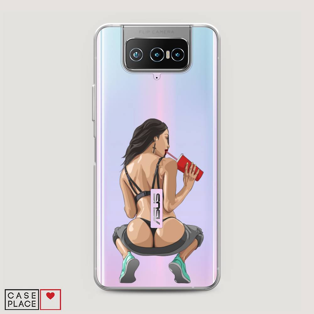 

Чехол на Asus Zenfone 7 "Сочные булочки", Бежевый;красный;черный, 44050-6
