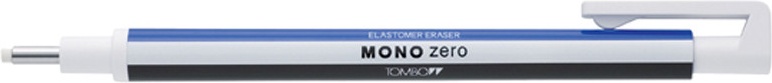 

Ластик-карандаш Tombow "Mono Zero", круглый, корпус: бело-синий-черный, 2,3 мм