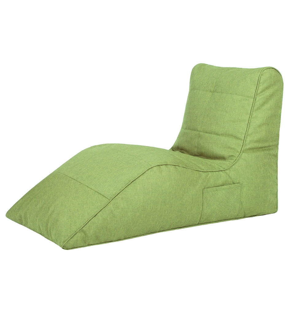 фото Бескаркасный модульный диван папа пуф cinema sofa one size, рогожка, lime (зеленый)