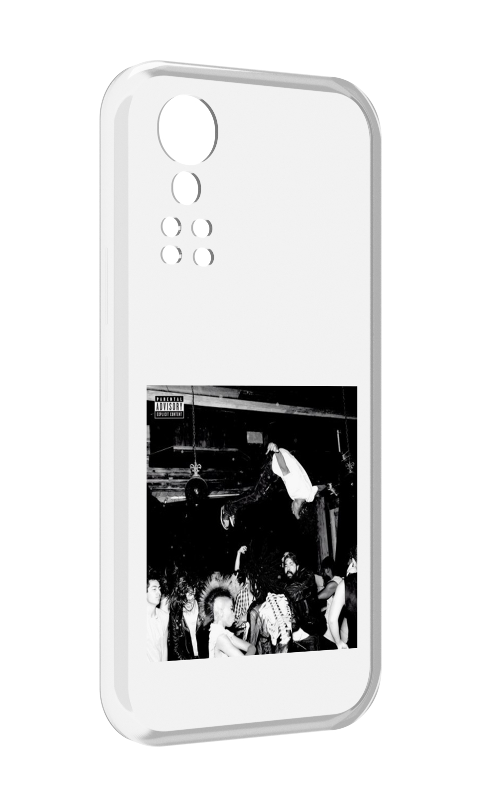 

Чехол MyPads Playboi Carti - Die Lit для ZTE Axon 30 5G / Axon 30S, Прозрачный, Tocco