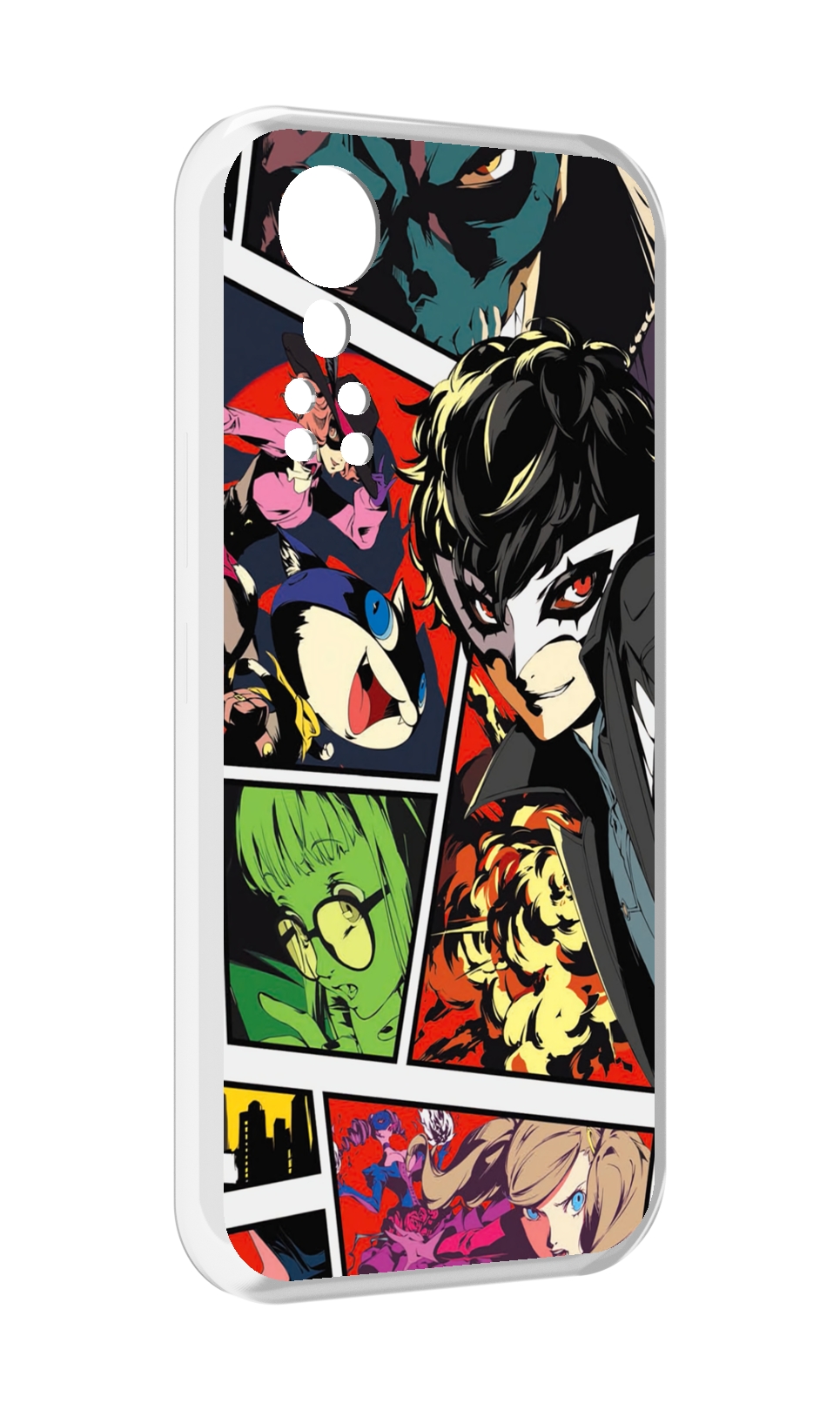 

Чехол MyPads Persona 5 art для ZTE Axon 30 5G / Axon 30S, Прозрачный, Tocco