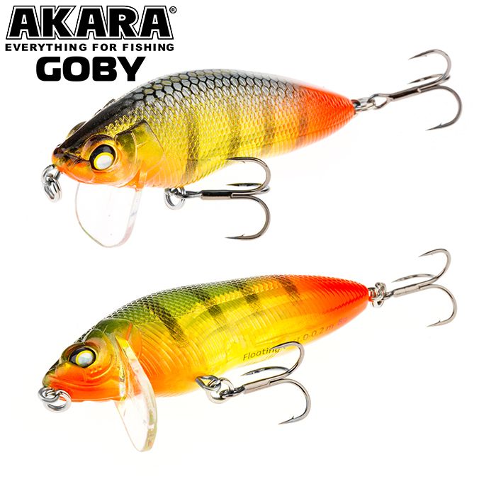 

Воблер Akara Goby 65F 8 гр 2/7 oz 2,6 in A190, Разноцветный, Goby