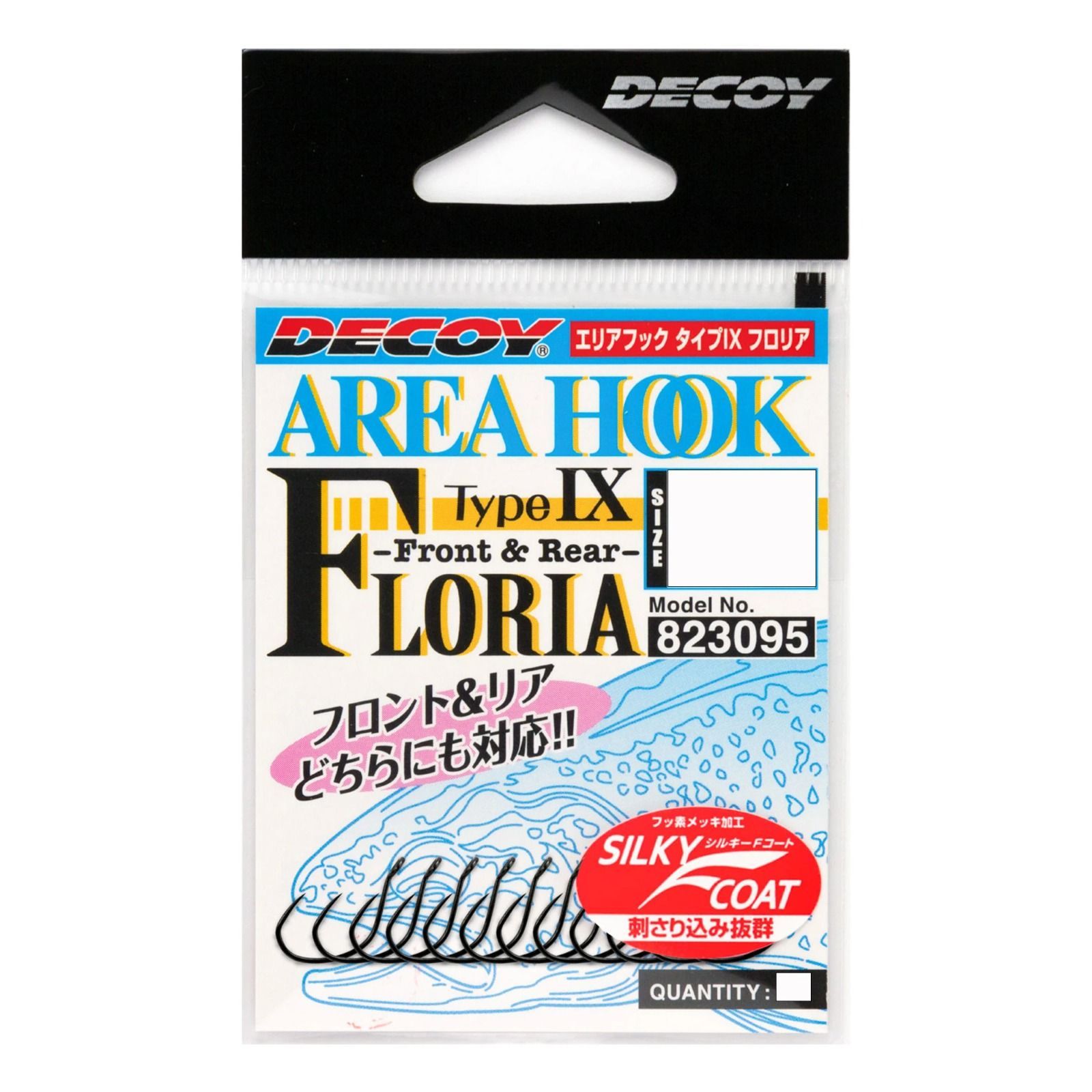 

Крючок Decoy AH-IX FLORIA #10 (8 шт.), Серебристый, AH-IX Floria