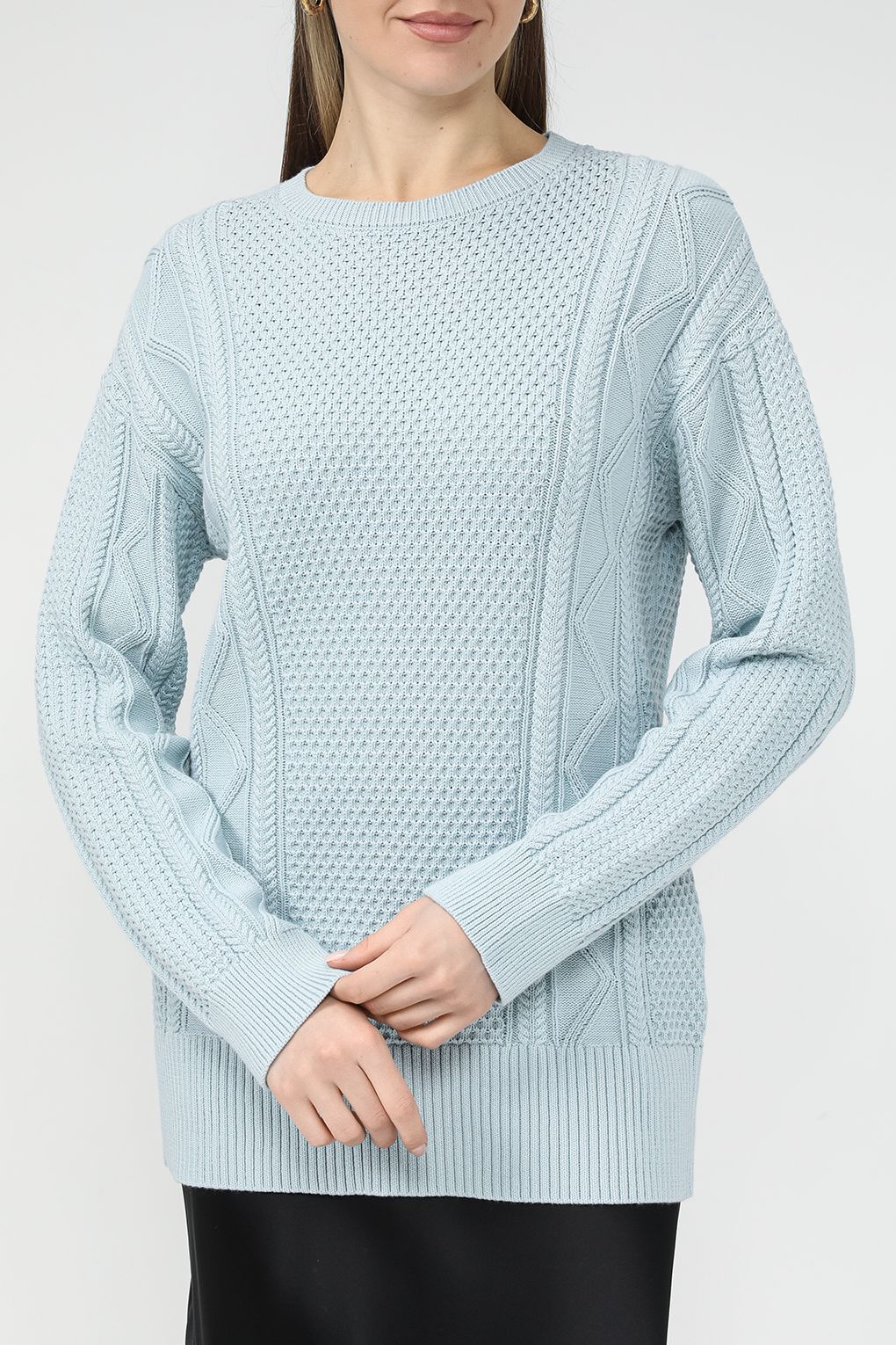 

Джемпер женский Auranna AU2402T14151 голубой 2XL, AU2402T14151