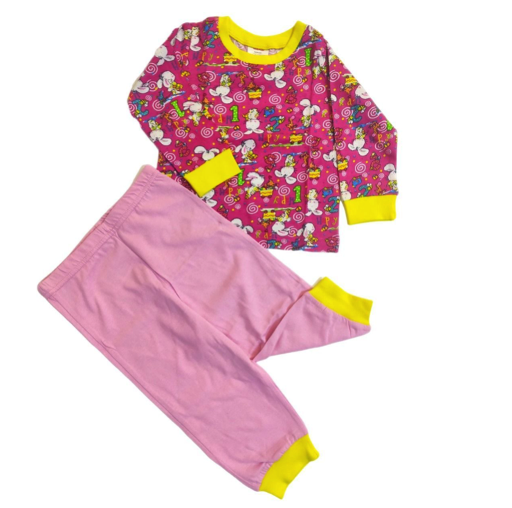 Пижама детская topop А1100, розовый, 86