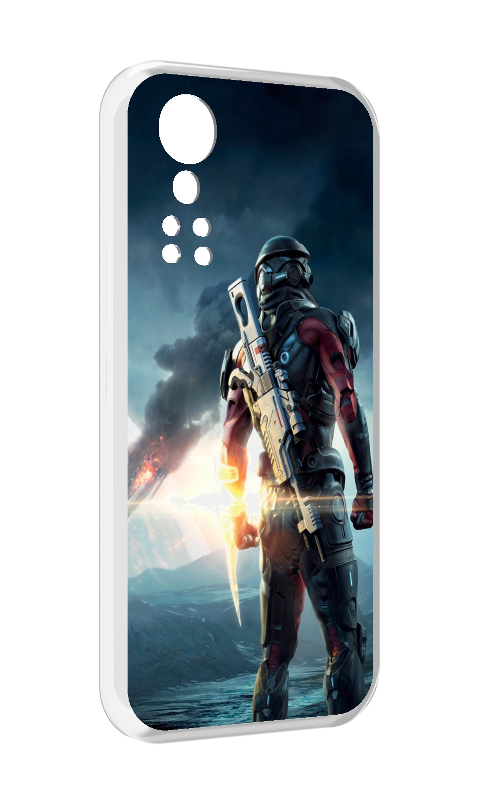 

Чехол MyPads Mass Effect Andromeda Ryder для ZTE Axon 30 5G / Axon 30S, Прозрачный, Tocco