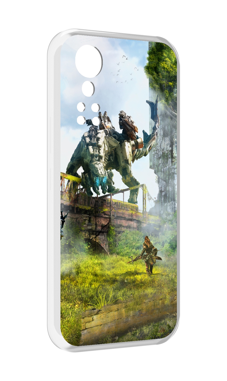 

Чехол MyPads Horizon Zero Dawn для ZTE Axon 30 5G / Axon 30S, Прозрачный, Tocco