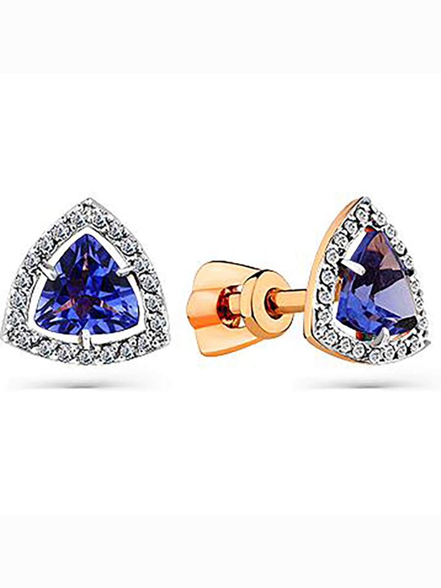 

Серьги из красного золота с танзанитами и фианитами Master Brilliant 05-1-074-8501-011, 05-1-074-8501-011