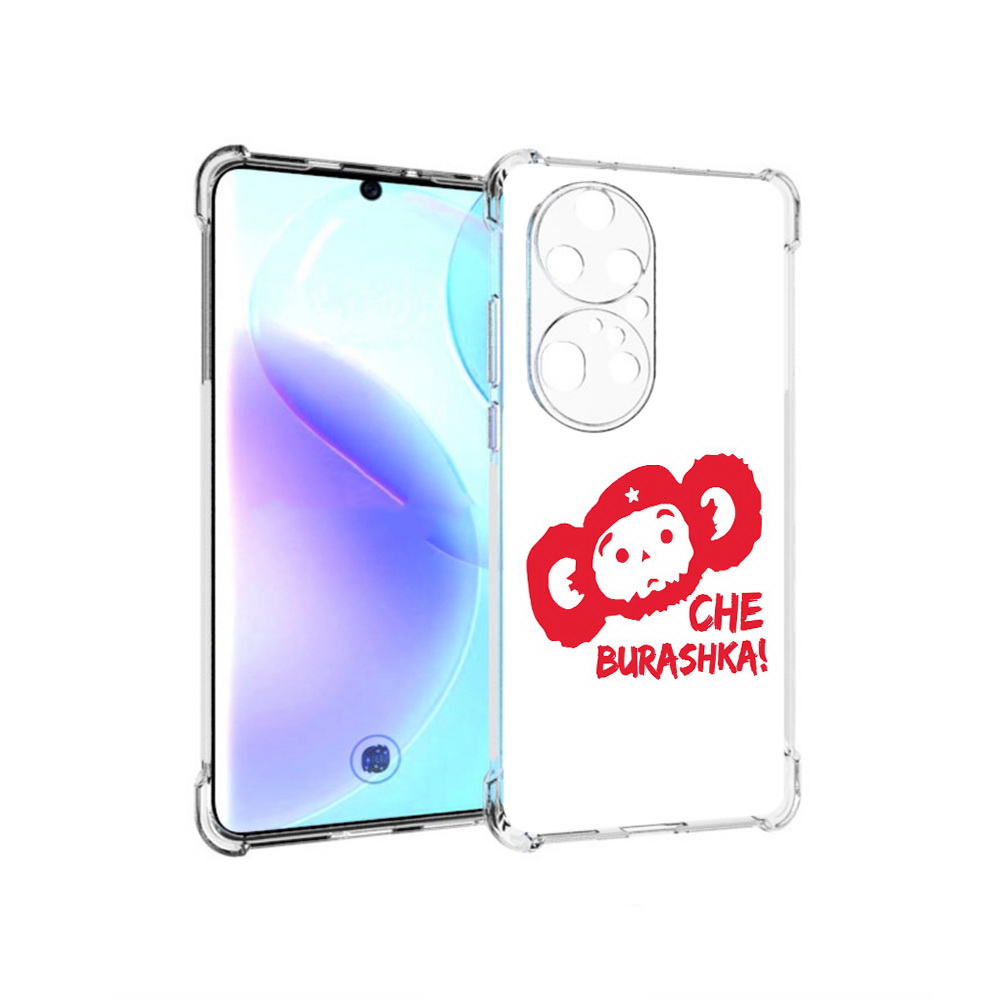

Чехол MyPads Tocco для Huawei P50 Pro чебурашка, Прозрачный, Tocco