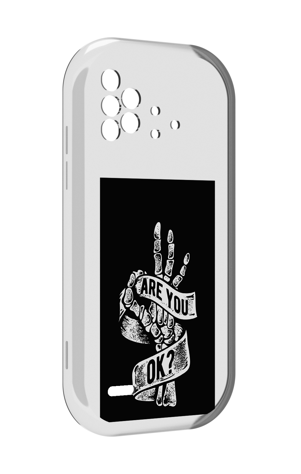 

Чехол MyPads рука-скелета для UMIDIGI Bison X10 / X10 Pro, Прозрачный, Tocco