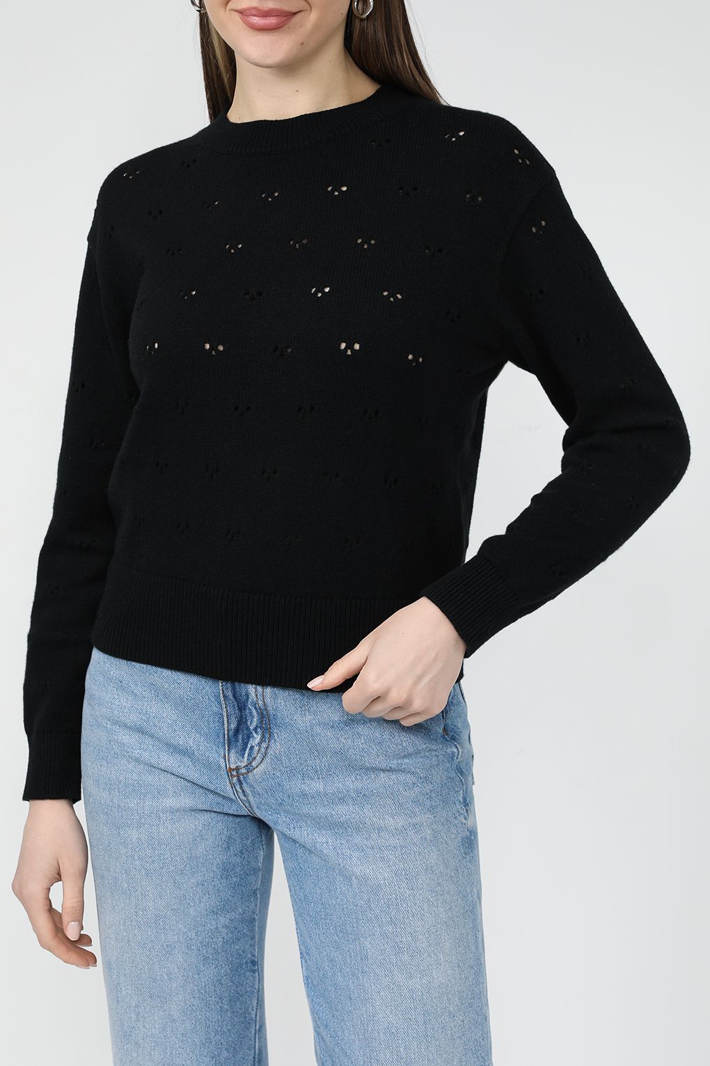 

Джемпер женский Belucci BLТ23123563 черный XS, BLТ23123563
