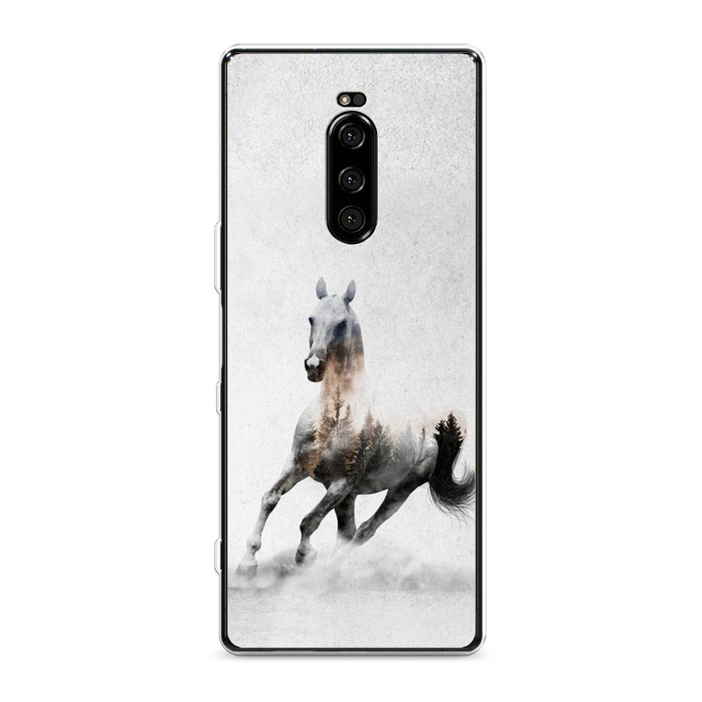

Чехол Awog на Sony Xperia XZ4/Xperia 1 "Лошадь лес", Разноцветный, 53850-2