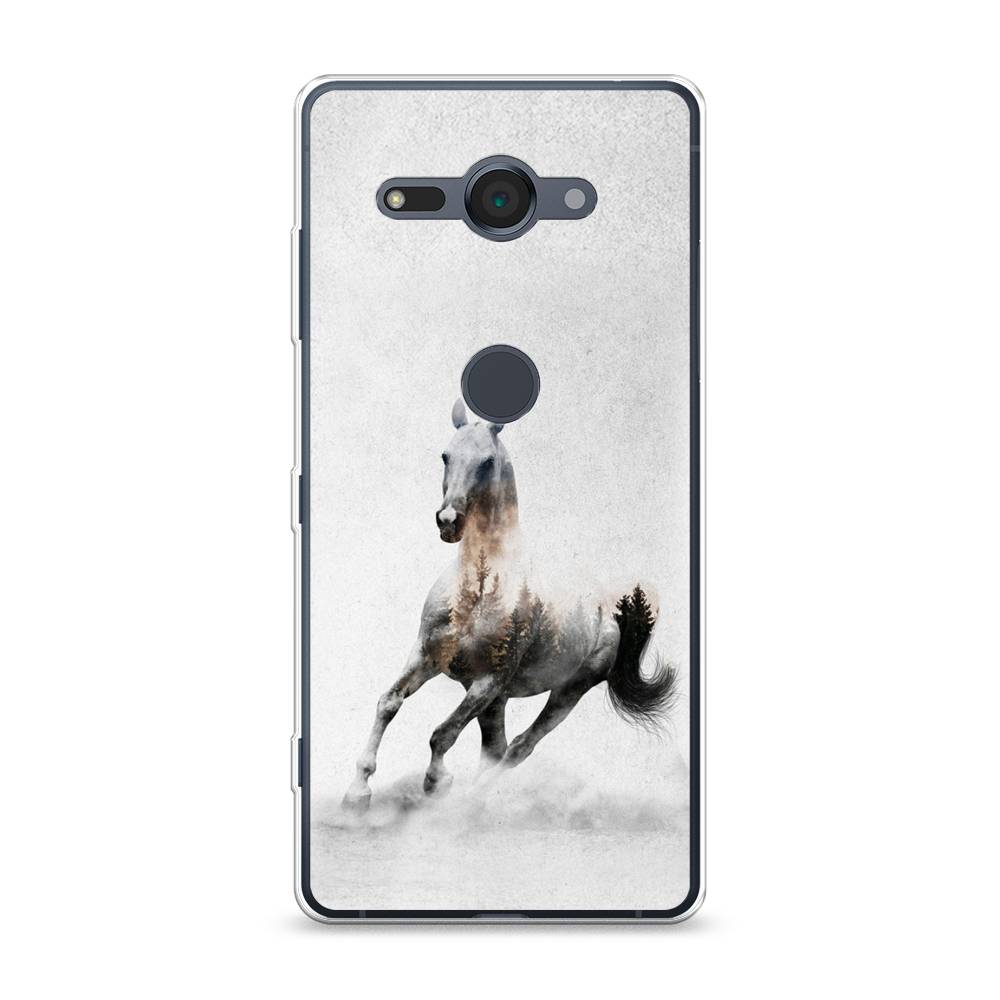 

Чехол Awog на Sony Xperia XZ2 Compact "Лошадь лес", Разноцветный, 52950-2