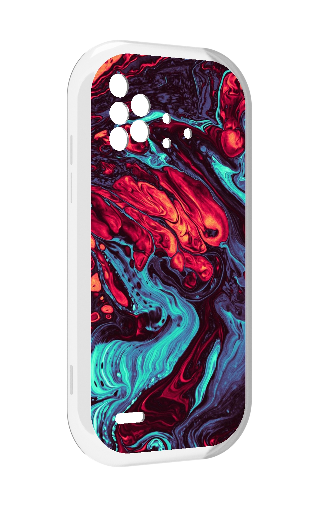 

Чехол MyPads разбавленная краска для UMIDIGI Bison X10 / X10 Pro, Прозрачный, Tocco