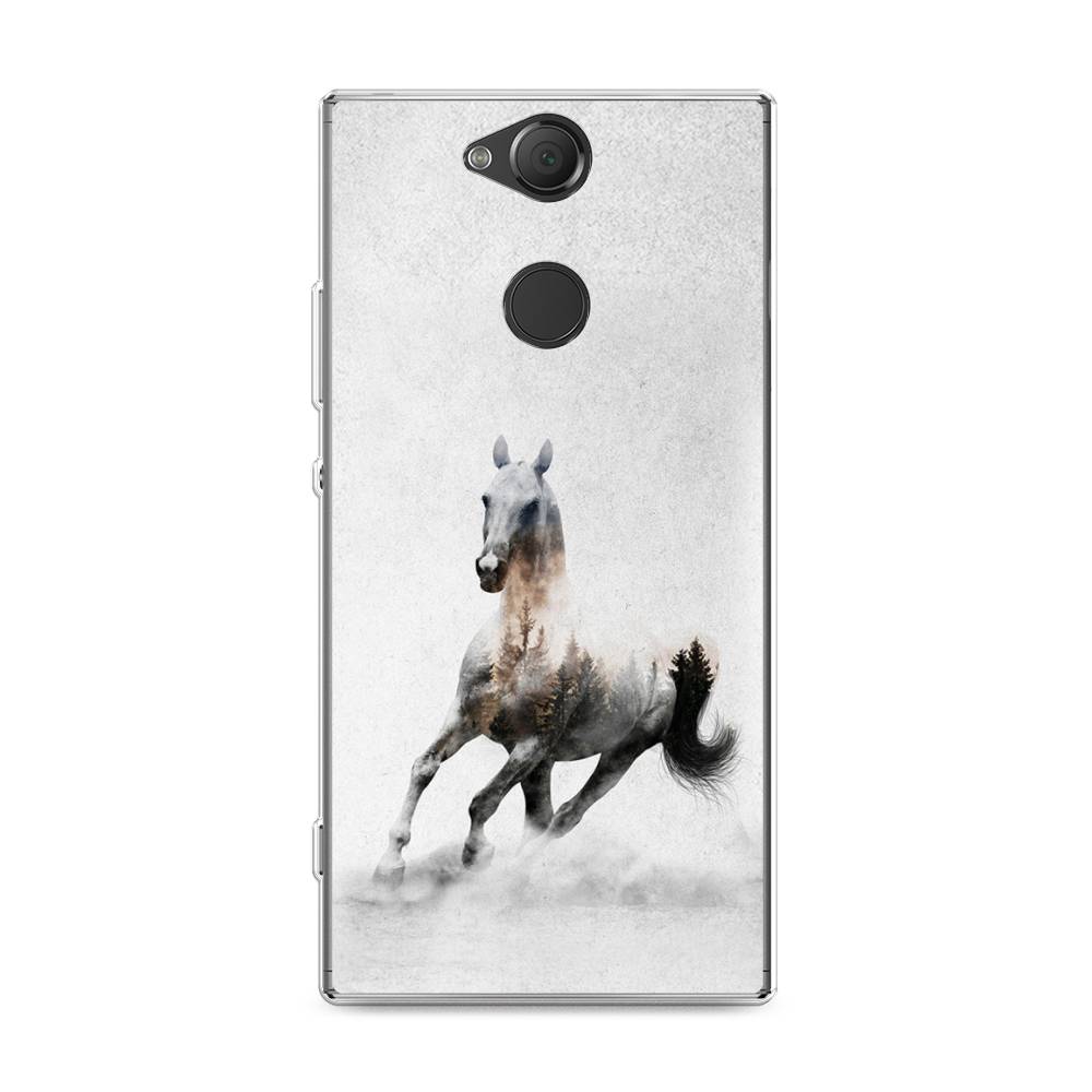 

Чехол Awog на Sony Xperia XA2 Plus "Лошадь лес", Разноцветный, 53550-2