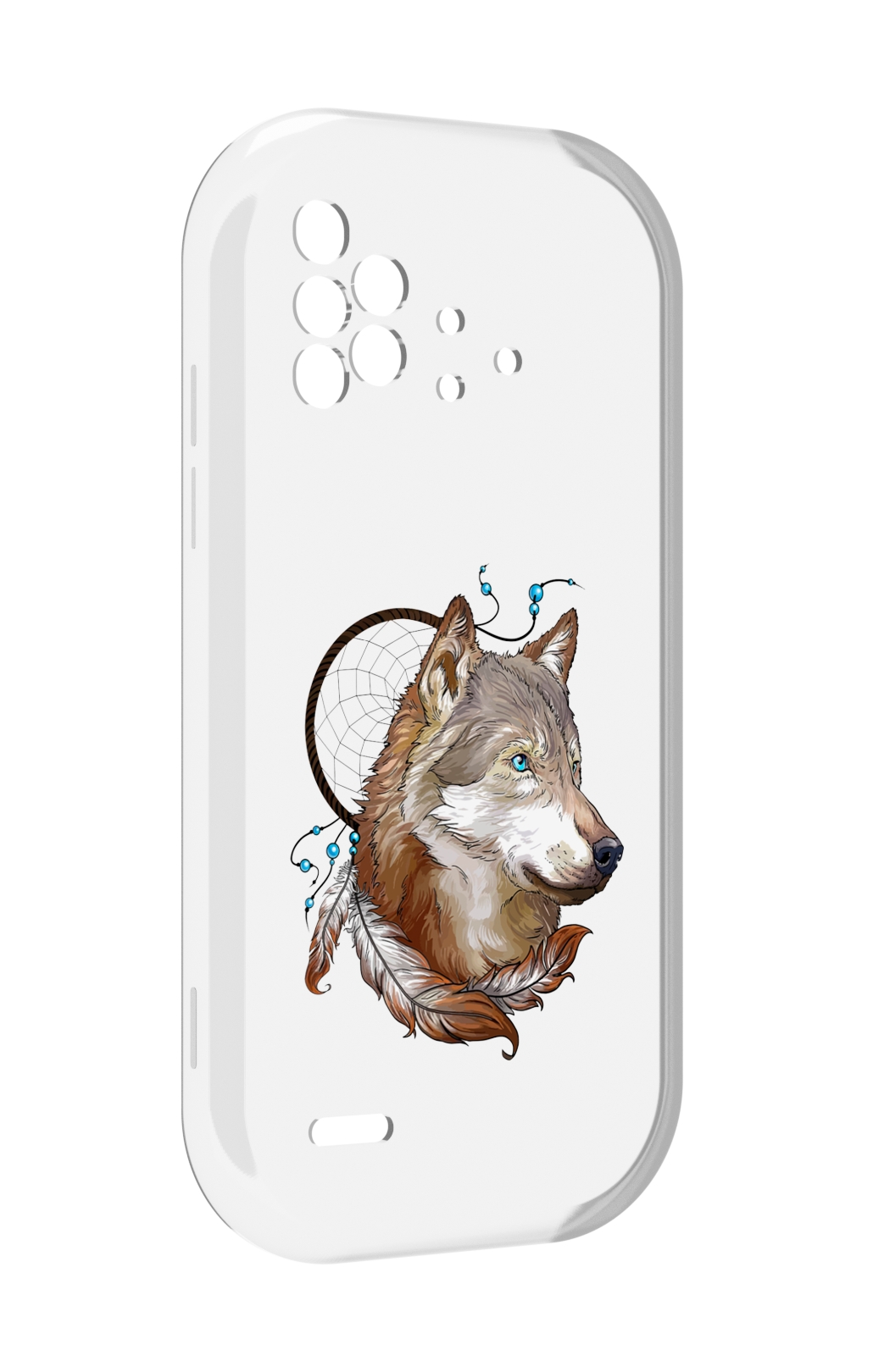 

Чехол MyPads волк и ловец снов для UMIDIGI Bison X10 / X10 Pro, Прозрачный, Tocco