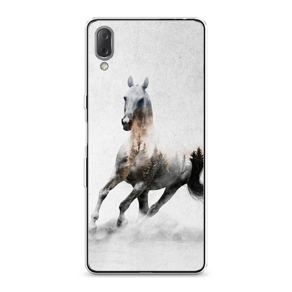 

Чехол Awog на Sony Xperia L3 "Лошадь лес", Разноцветный, 54450-2