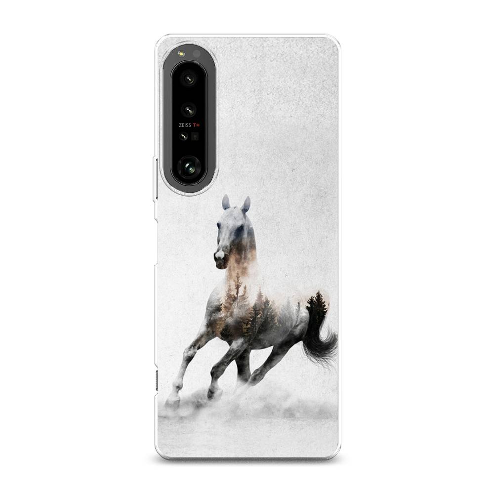 

Чехол Awog на Sony Xperia 1 IV "Лошадь лес", Разноцветный, 55150-2