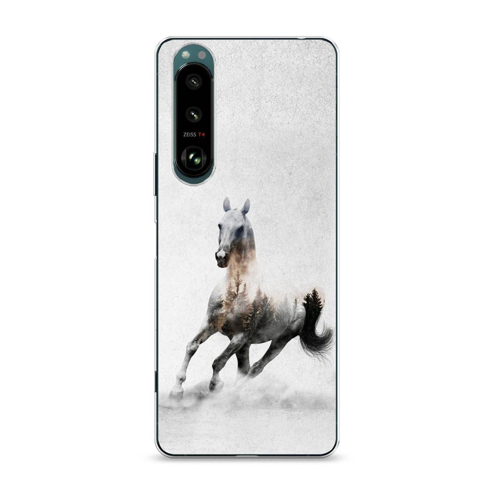 

Чехол Awog на Sony Xperia 1 III "Лошадь лес", Разноцветный, 54850-2