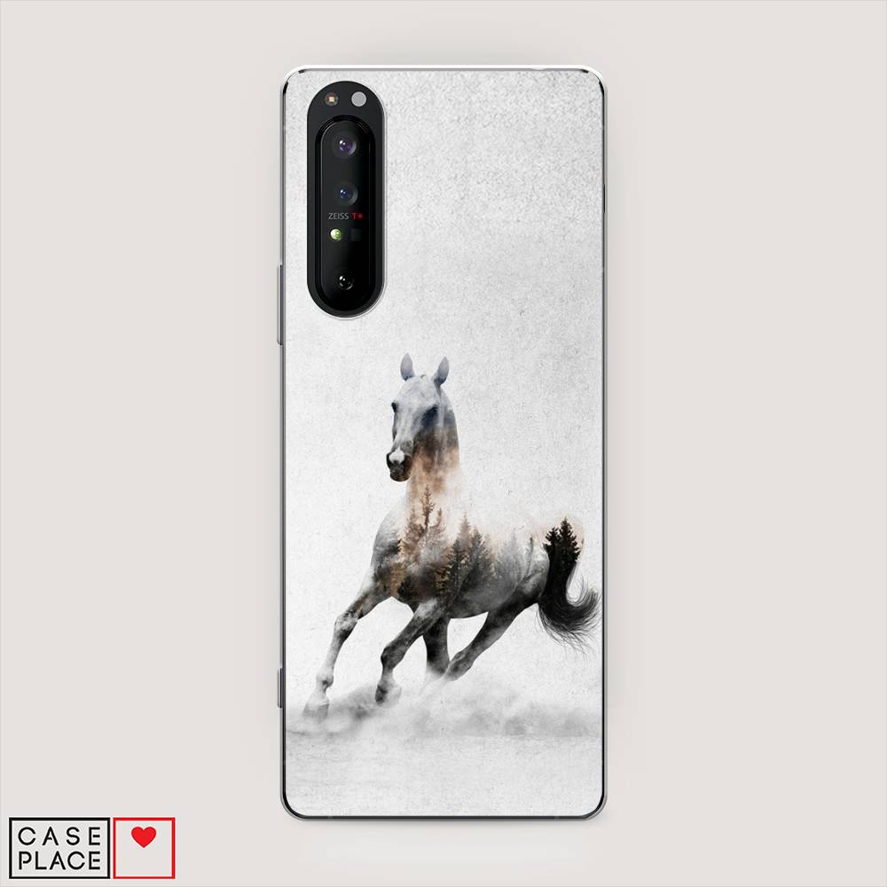 

Чехол Awog на Sony Xperia 1 II "Лошадь лес", Разноцветный, 54550-2