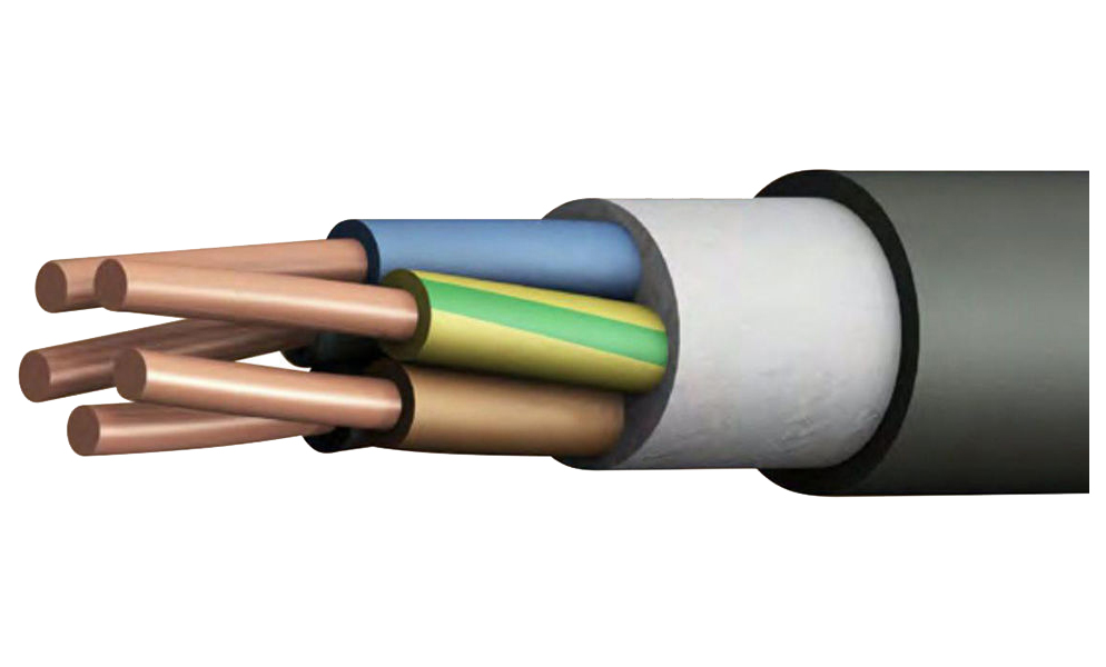 

Кабель силовой с ПВХ изоляцией ВВГнг(А) -LS 5х6 ок(N,PE)-0,66 Конкорд, Черный