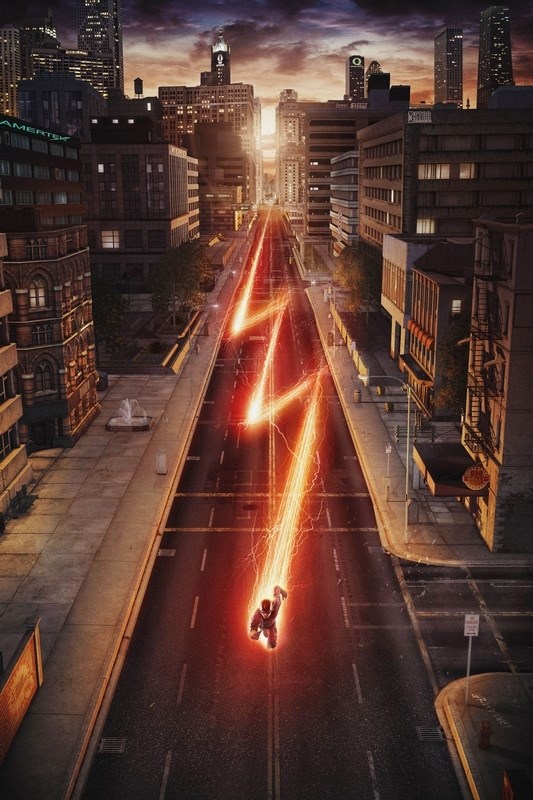 

Постер к сериалу "Флэш" (The Flash) Оригинальный 50,8x76,2 см