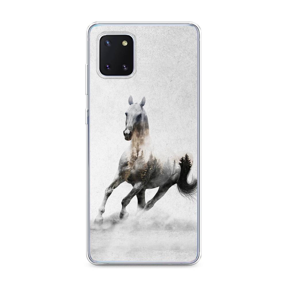 

Чехол Awog на Samsung Galaxy Note 10 lite/A81 "Лошадь лес", Разноцветный, 29150-2