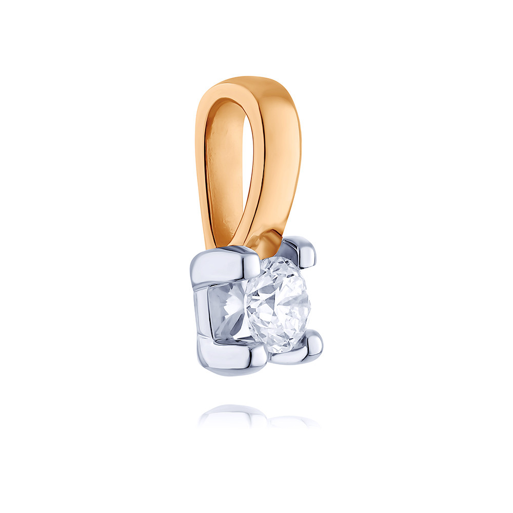 

Кулон из красного золота ADAMAS 34041660/01-А50Д-41, бриллиант, 34041660/01-А50Д-41