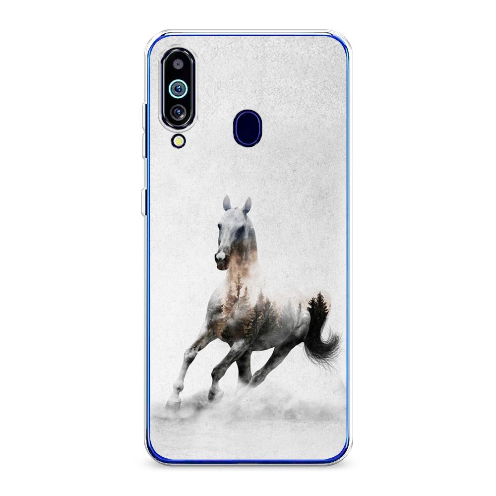 

Чехол Awog на Samsung Galaxy M40/A60 "Лошадь лес", Разноцветный, 28750-2