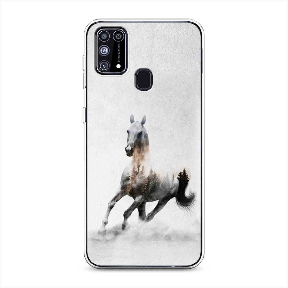 

Чехол Awog на Samsung Galaxy M31 / Самсунг M31 "Лошадь лес", Разноцветный, 2100750-2