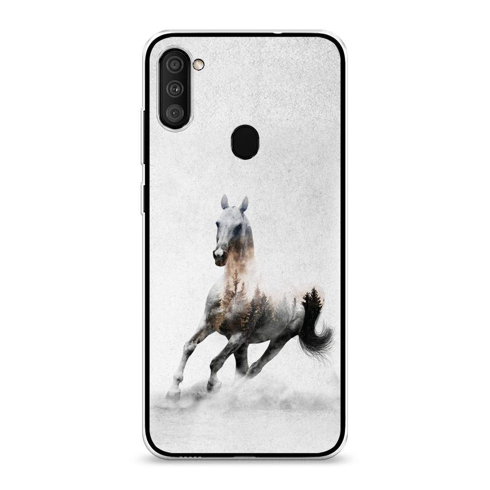 

Чехол Awog на Samsung Galaxy M11 / Самсунг M11 "Лошадь лес", Разноцветный, 2100650-2