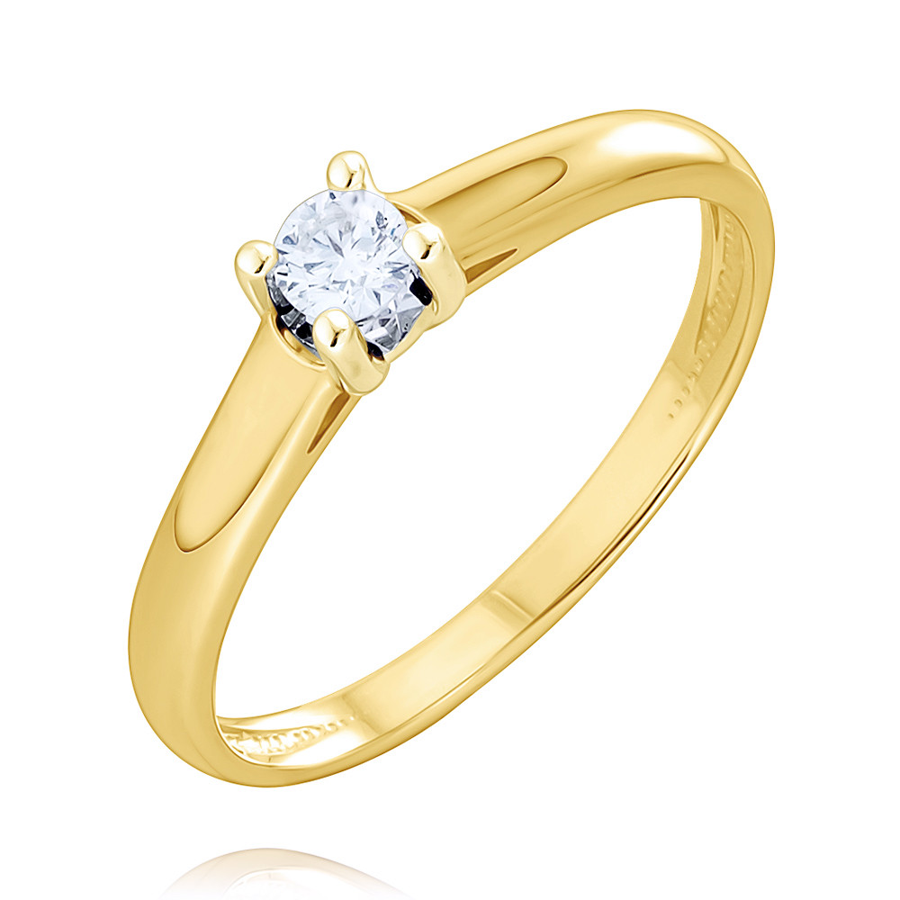 

Кольцо из золота р.  ADAMAS 15039612/01-А55Д-41, бриллиант, 15039612/01-А55Д-41