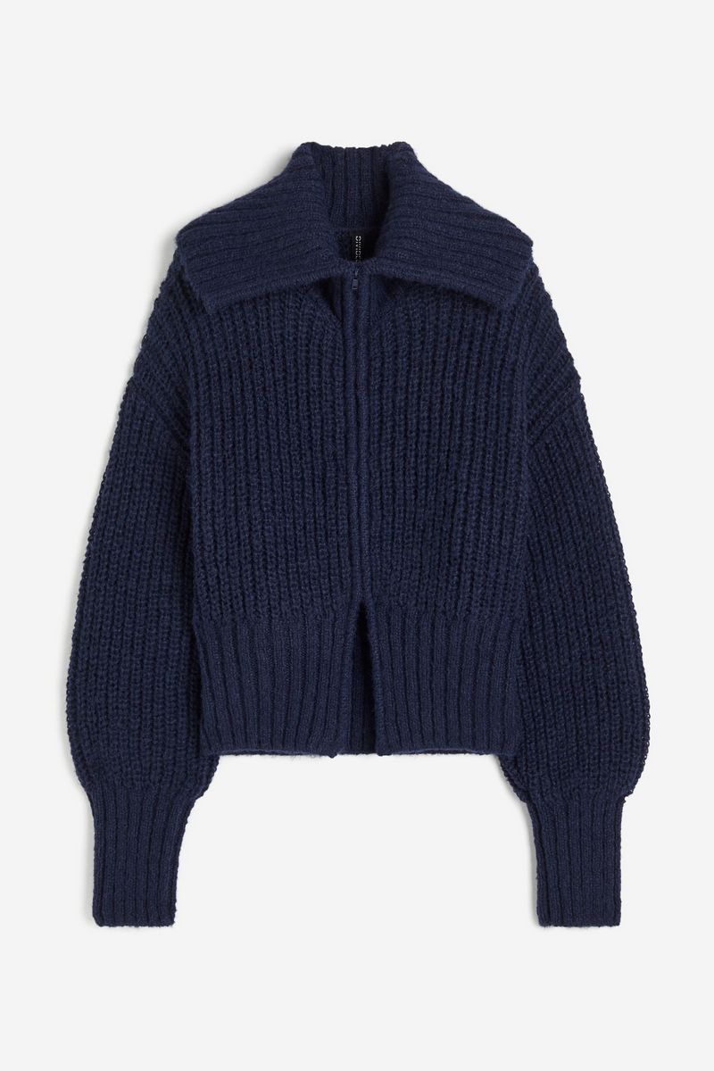 

Кардиган женский H&M 1220649 синий M, 1220649
