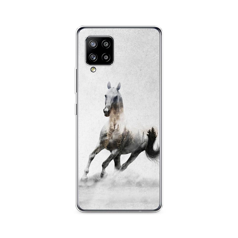 

Чехол Awog на Samsung Galaxy A42 / Самсунг A42 "Лошадь лес", Разноцветный, 2101750-2