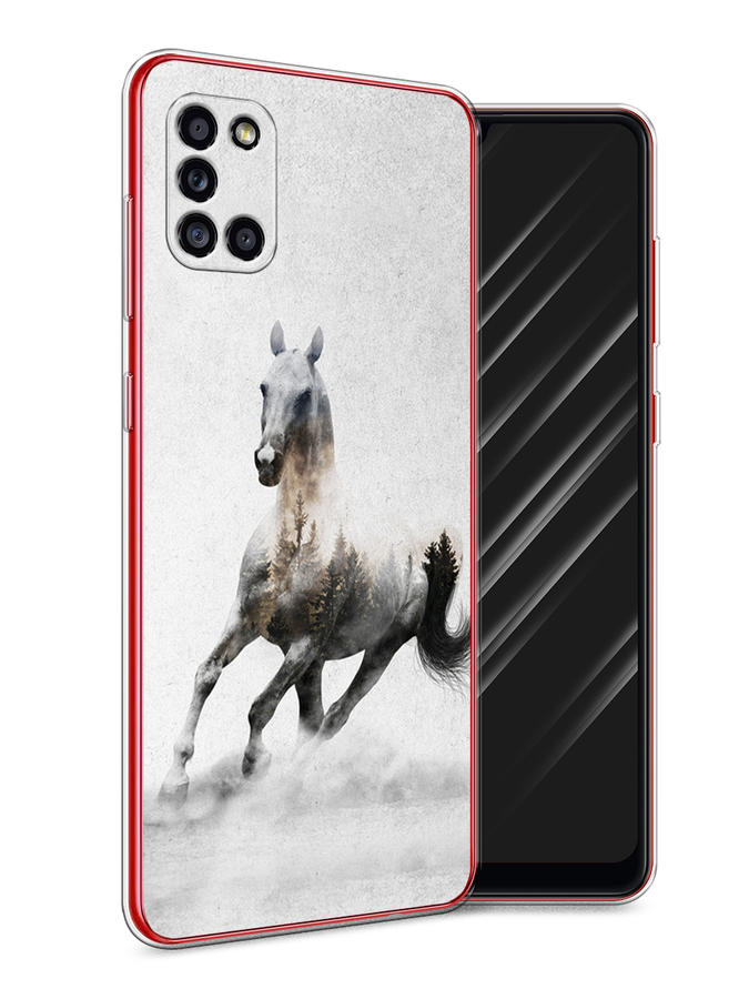 

Чехол Awog на Samsung Galaxy A31 / Самсунг A31 "Лошадь лес", Разноцветный, 2100350-2