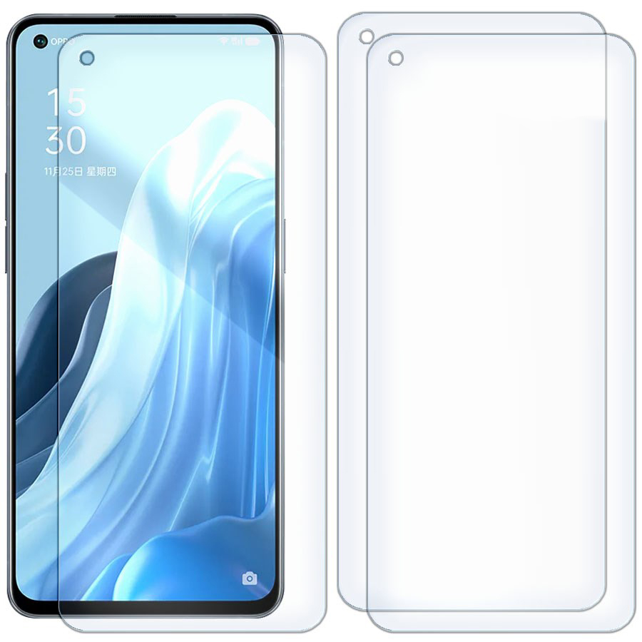 

Комплект из 3-x защитных гибридных стекол для OPPO Reno 7