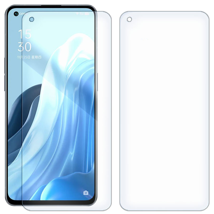 

Комплект из 2-x защитных гибридных стекол для OPPO Reno 7