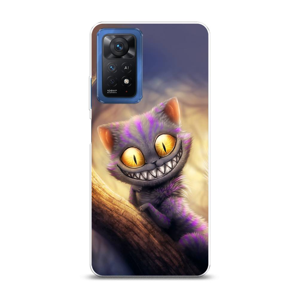 фото Силиконовый чехол "cheshire cat" на xiaomi redmi note 11 pro 5g awog