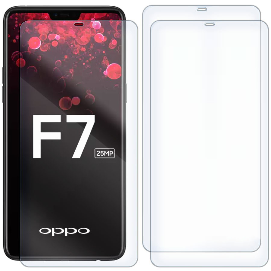 

Комплект из 3-x защитных гибридных стекол для OPPO F7