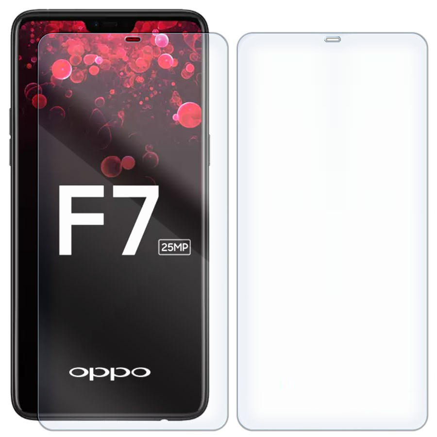 

Комплект из 2-x защитных гибридных стекол для OPPO F7