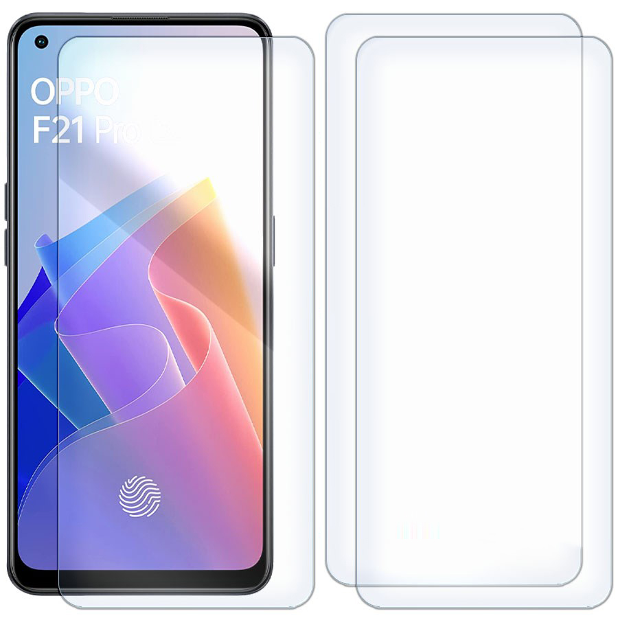 

Комплект из 3-x защитных гибридных стекол для OPPO F21 Pro 5G