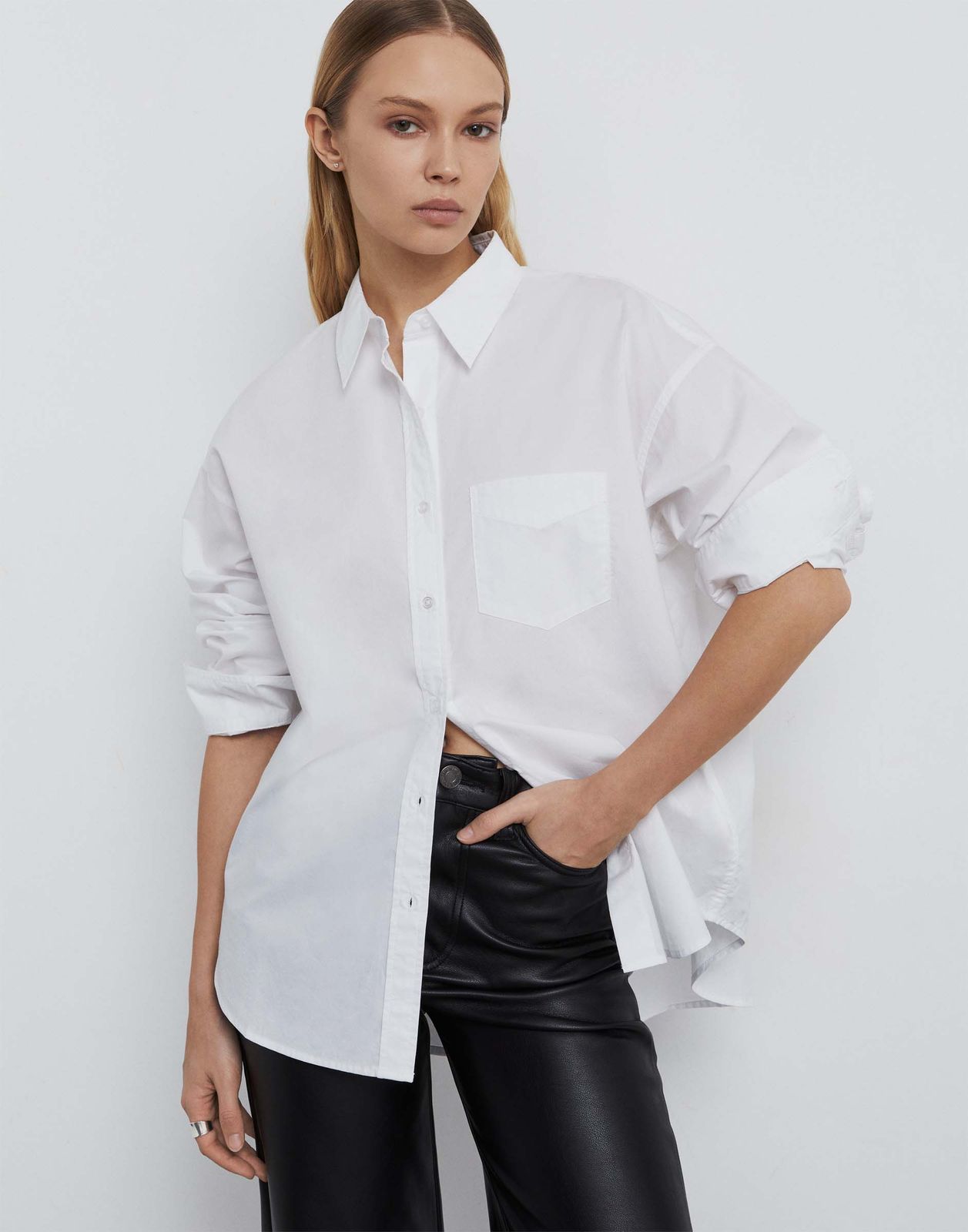 Рубашка женская Gloria Jeans GWT003563 белый S/170