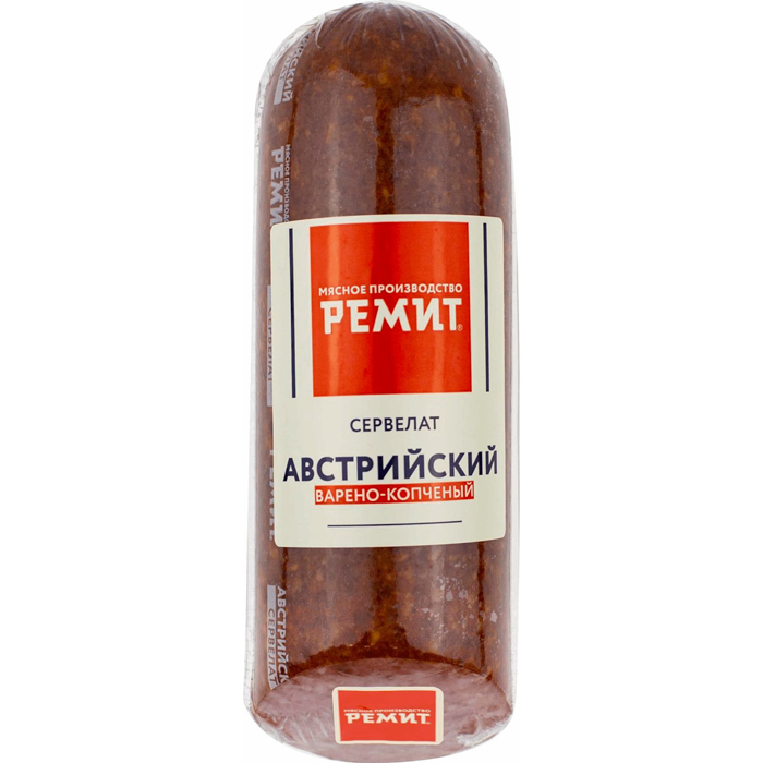 

Колбаса варено-копченая Ремит Сервелат Австрийский 500 г