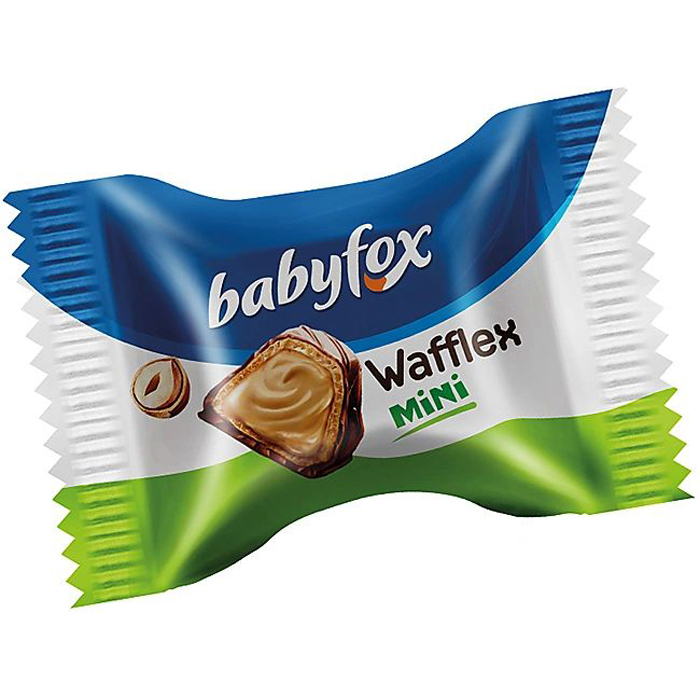 

Конфеты кремовые КДВ BabyFox Wafflex mini 500 г