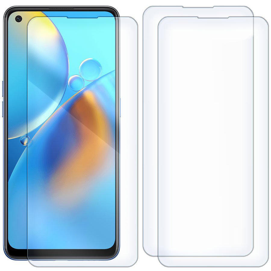 

Комплект из 3-x защитных гибридных стекол для OPPO A74