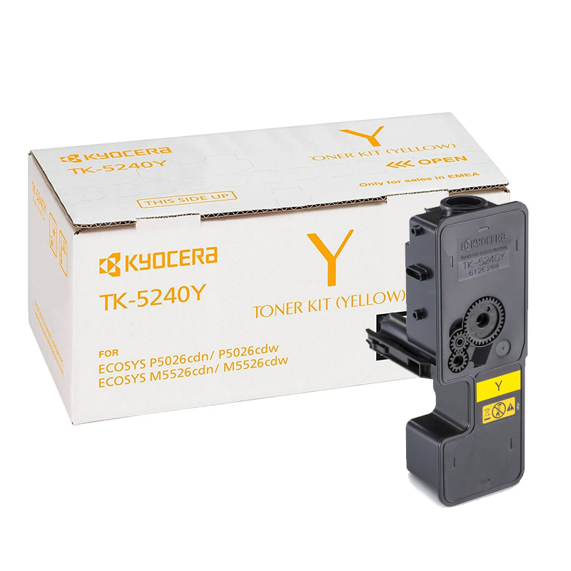 

Тонер-картридж для Kyocera Ecosys P5026cdn/P5026cdw/M5526cdn/M5526cdw TK-5240Y yellow 3K (, Желтый